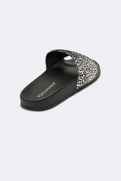 Supergra Slides Black Dalmatian Sien Clothing