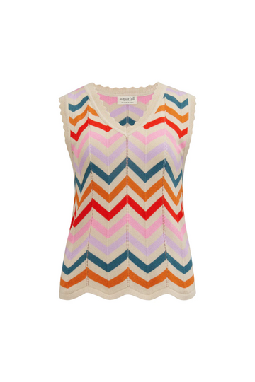Sugarhill - Rosy V-Neck Knit Vest