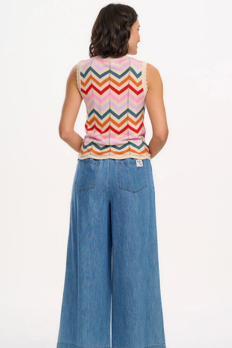 Sugarhill - Rosy V-Neck Knit Vest