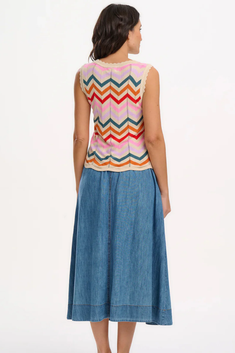 Sugarhill - Rosy V-Neck Knit Vest