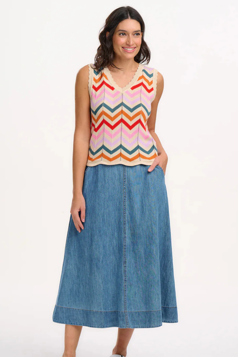 Sugarhill - Rosy V-Neck Knit Vest