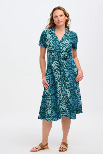 Fiona Batik Midi Shirt Dress