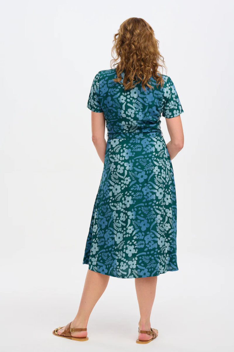 Fiona Batik Midi Shirt Dress