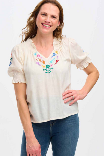 Sugarhill - Haydee Shirred Top