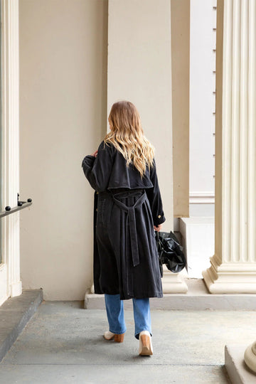 Foxwood - Deuce Trench Black