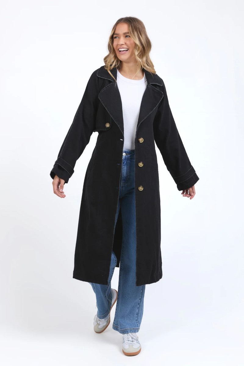 Foxwood - Deuce Trench Black