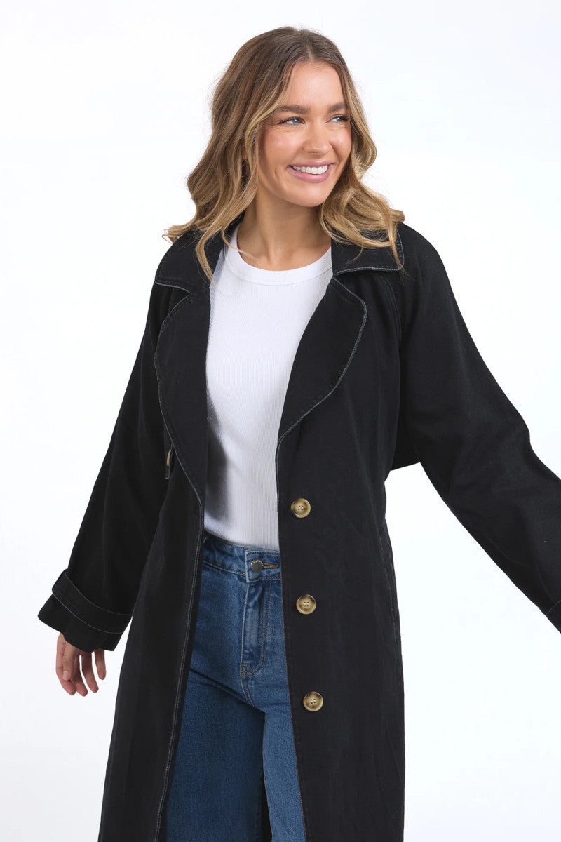 Foxwood - Deuce Trench Black