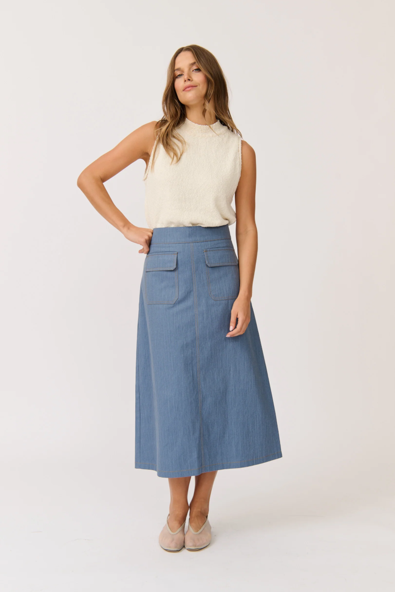 Cartel & WIllow - Astrid Skirt Denim