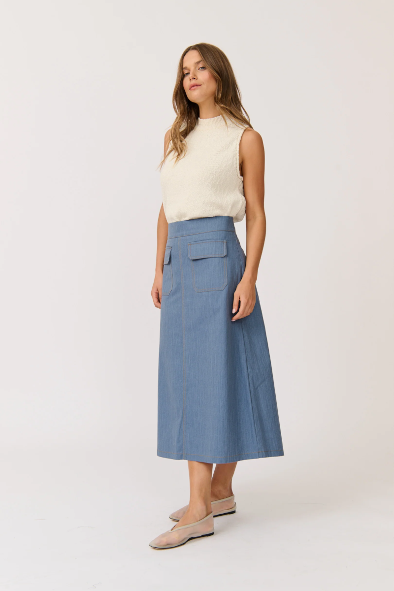 Cartel & WIllow - Astrid Skirt Denim