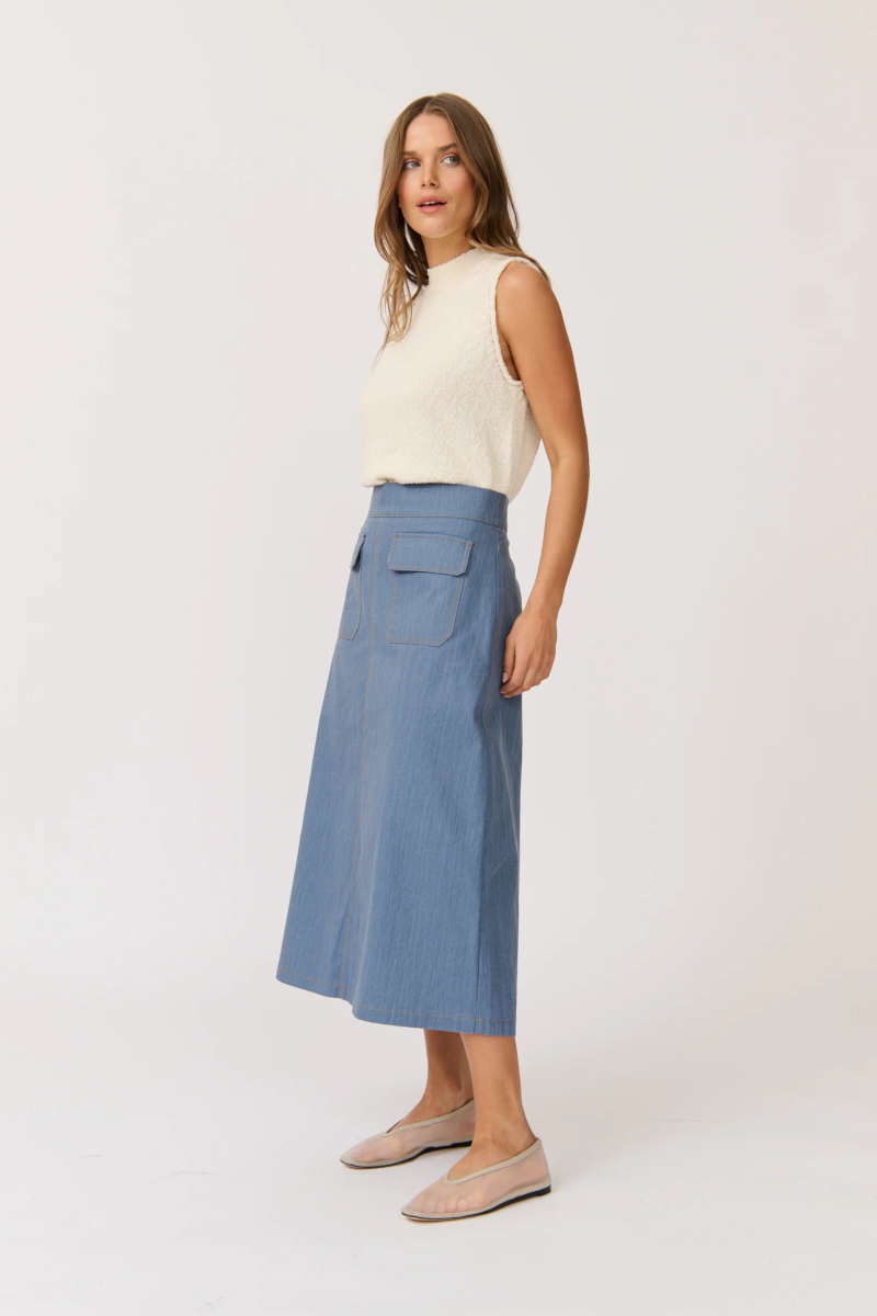 Cartel & WIllow - Astrid Skirt Denim