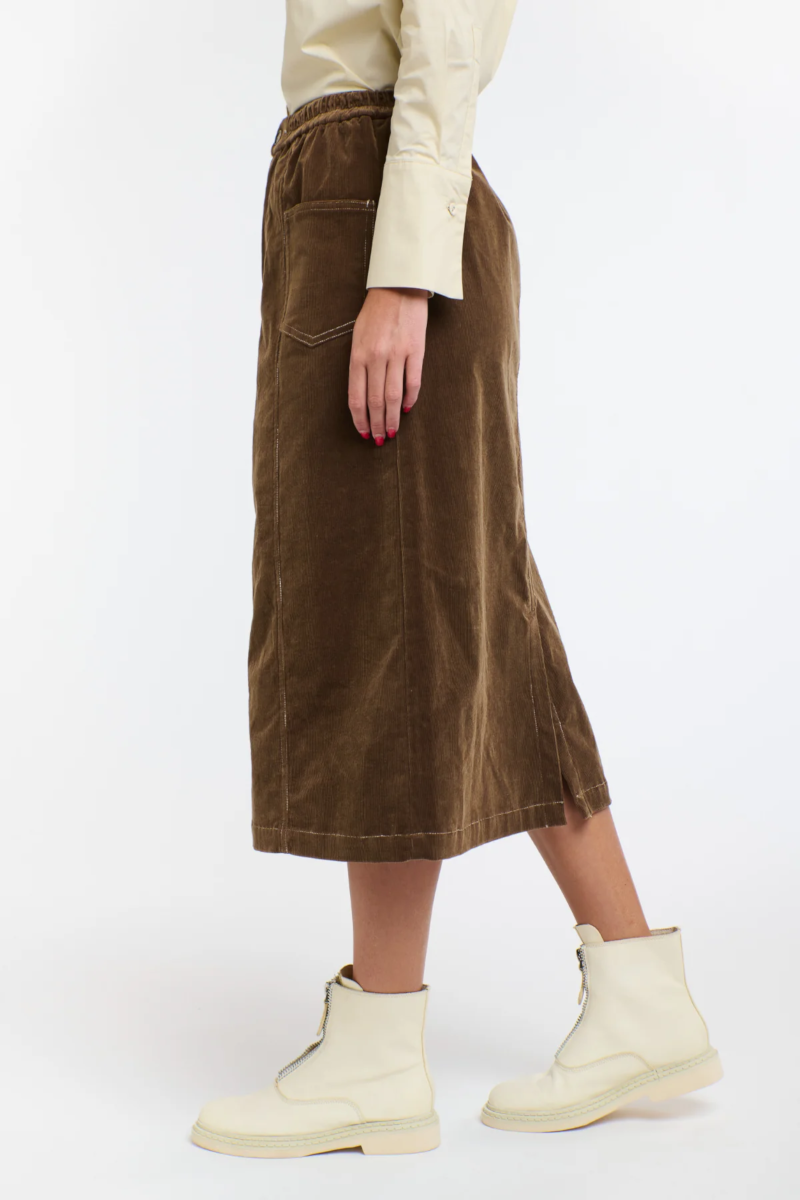 365 Days - Bonnie Cord Skirt Brandy