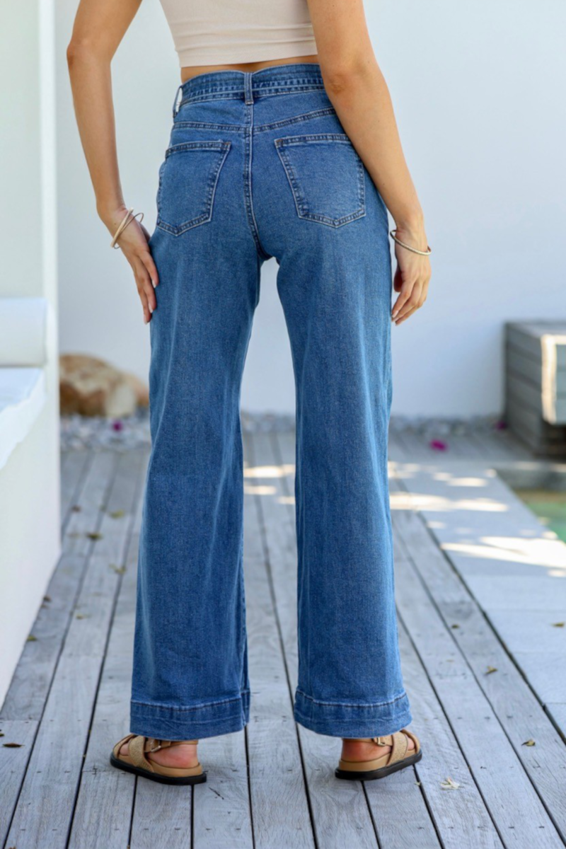 Farrah Jeans Mid Blue