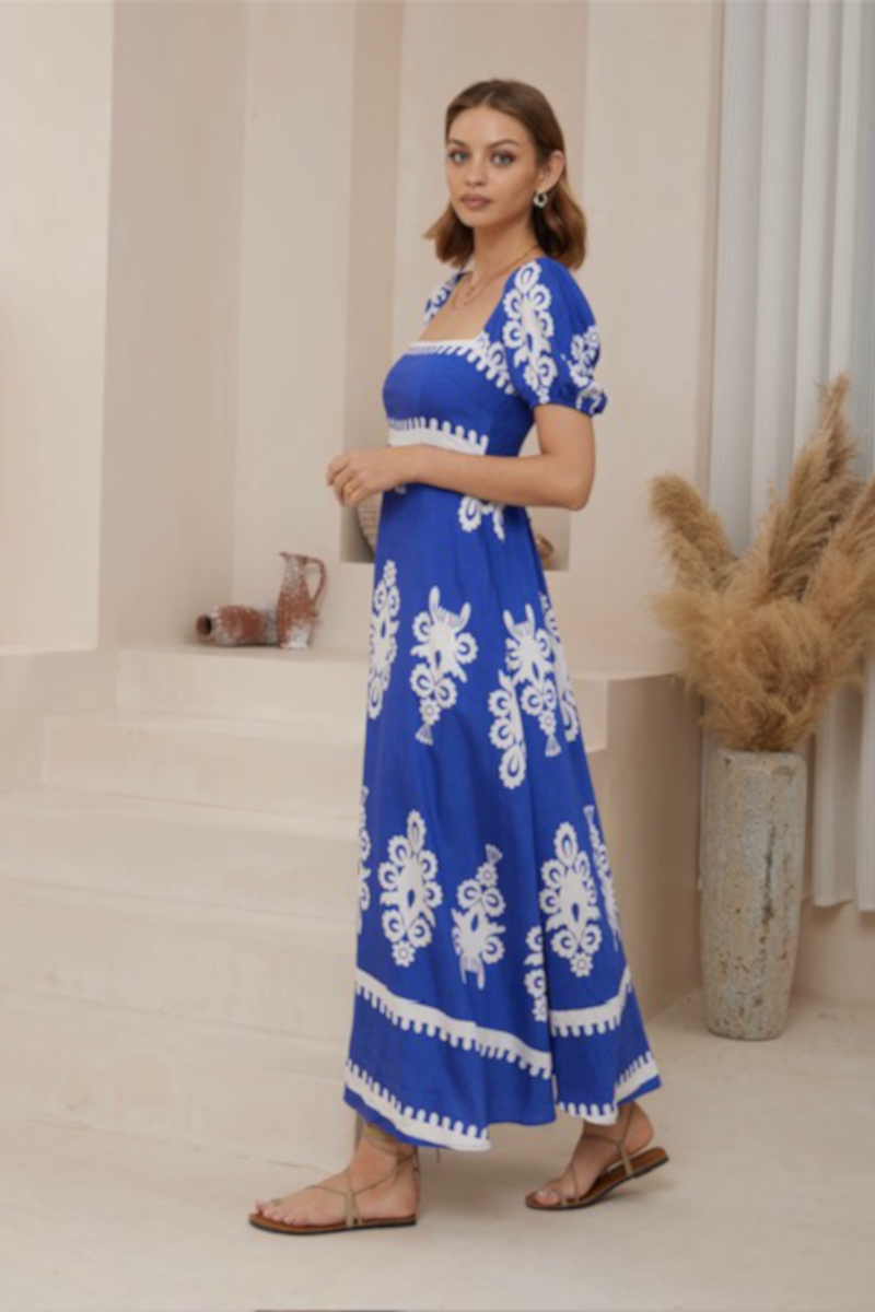 Fairhaven Maxi Dress Blue