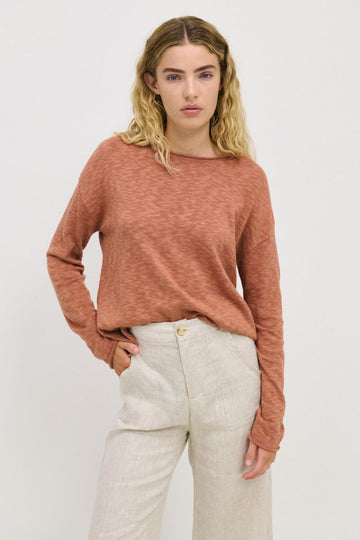 Little Lies - Nellie Top Terracotta