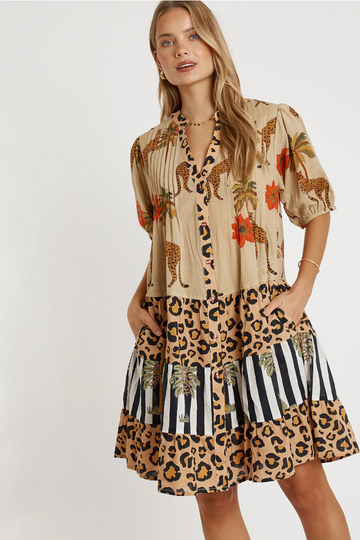 Congo Shirt Dress Natural