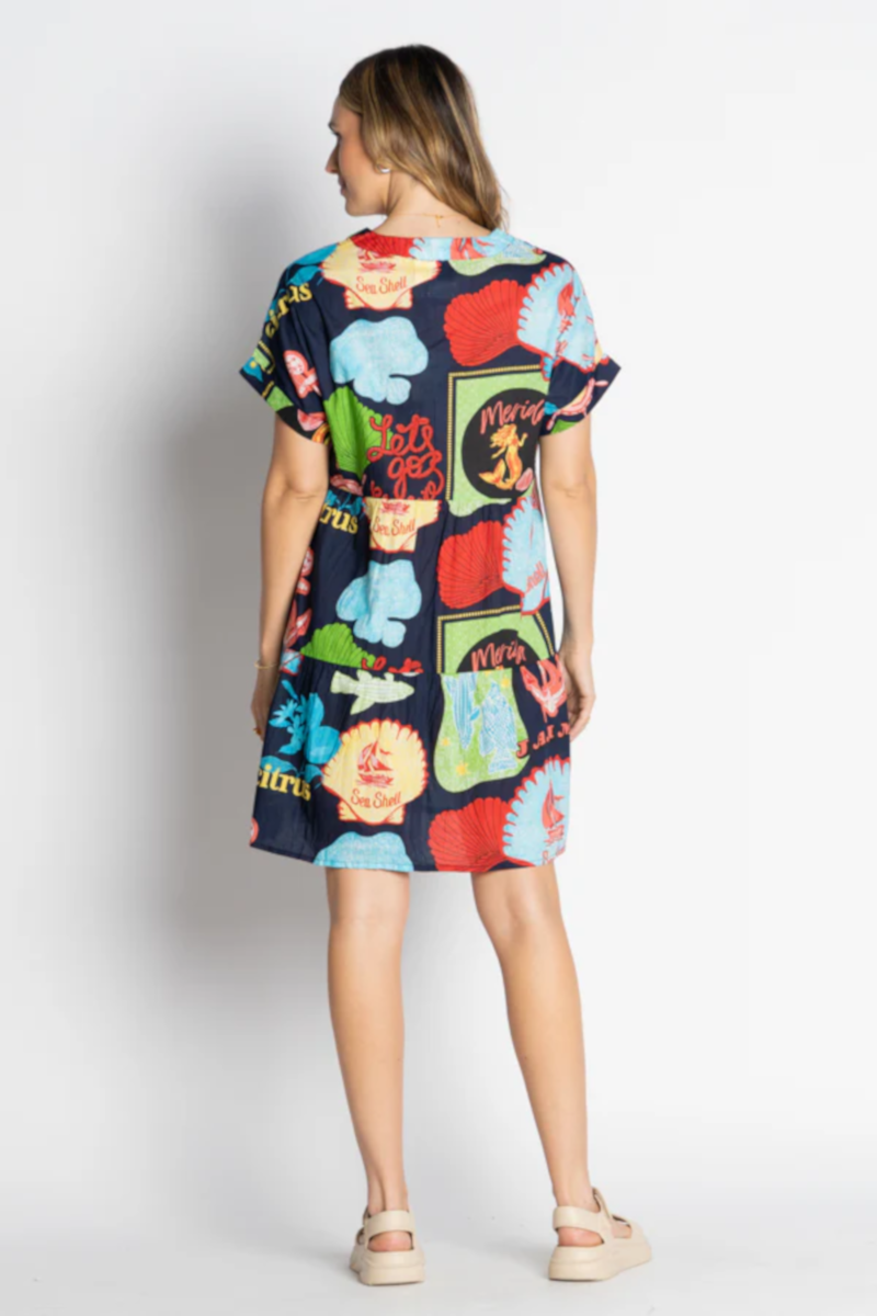 Melrose Dress Navy