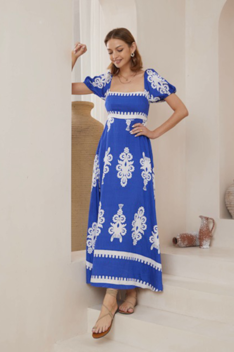 Fairhaven Maxi Dress Blue