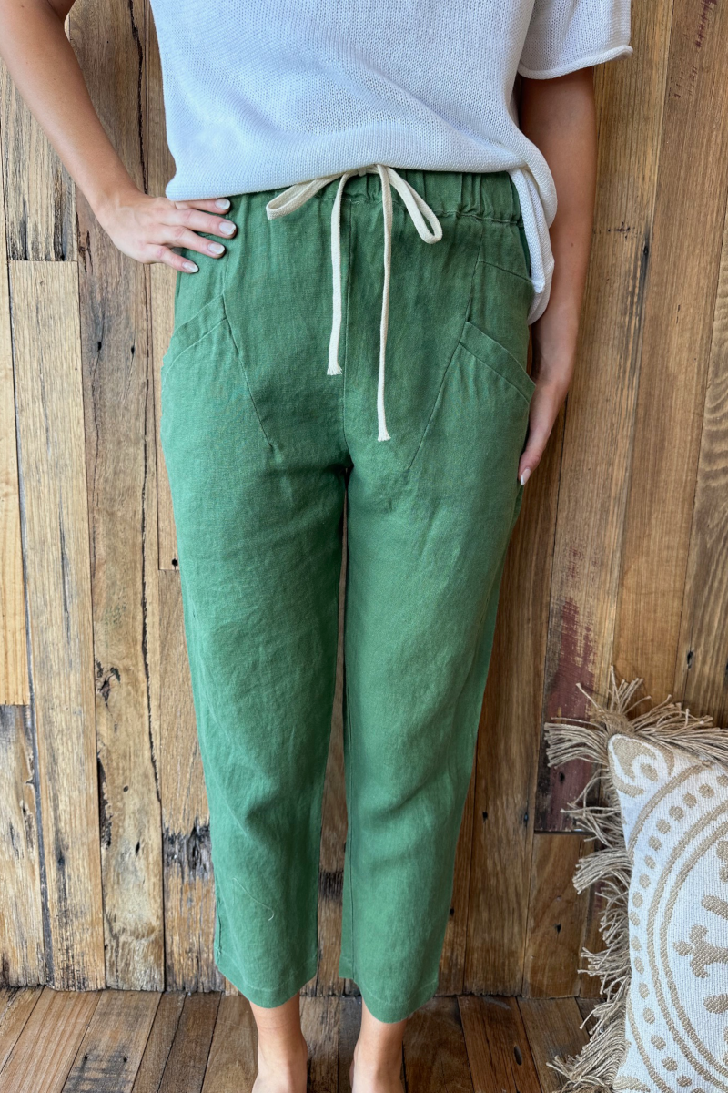 Little Lies - Luxe Pant Forest