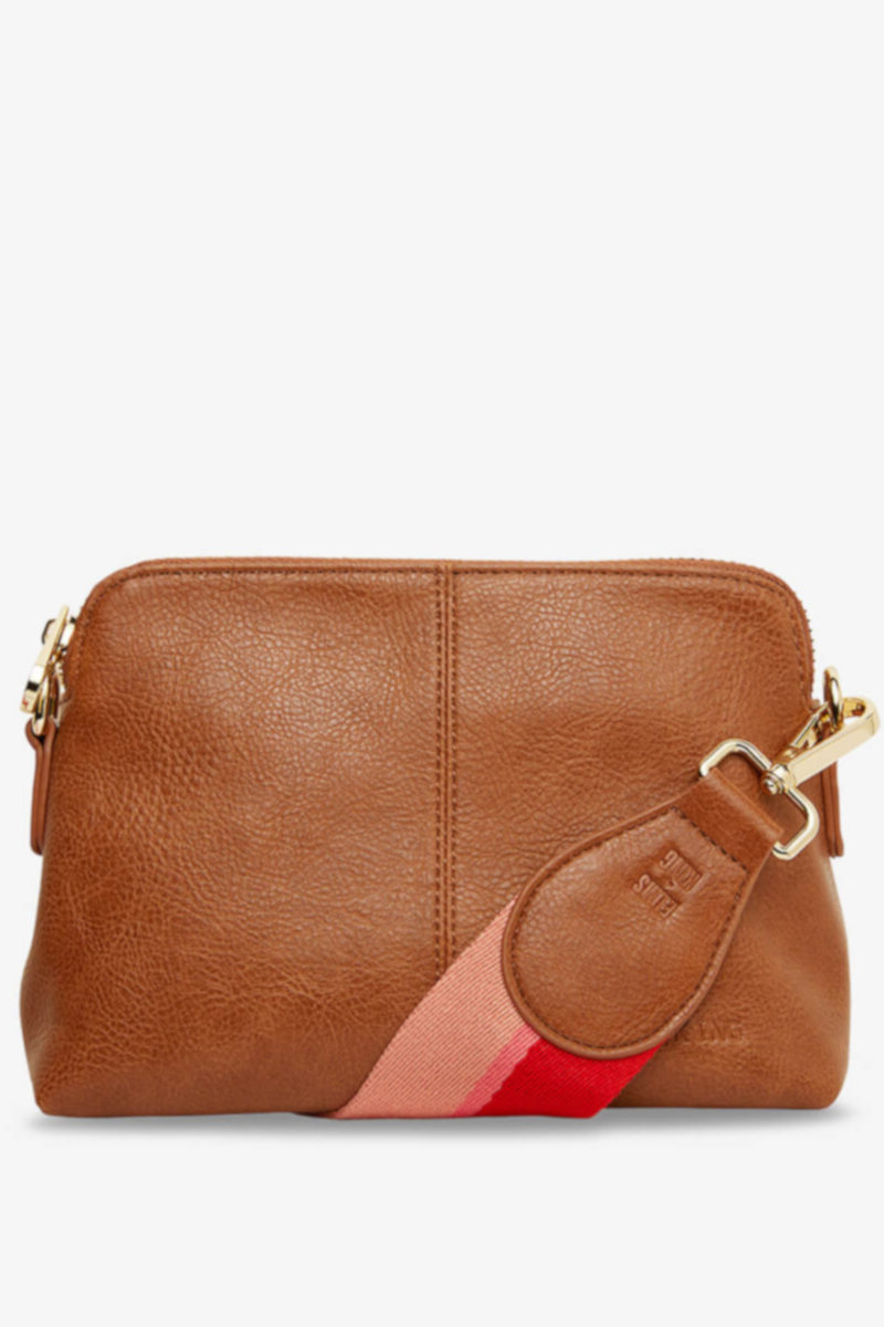 E & K - Burbank Crossbody Tan Pebble