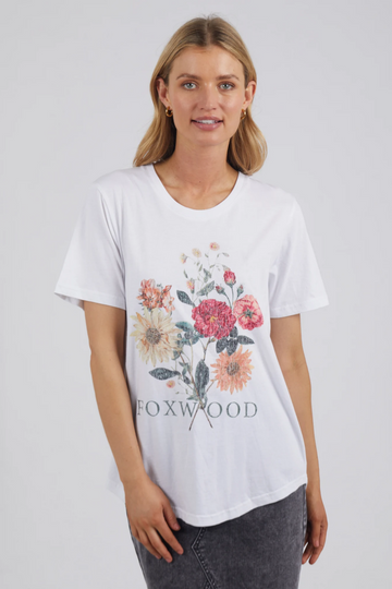 Foxwood - Bouquet Tee White
