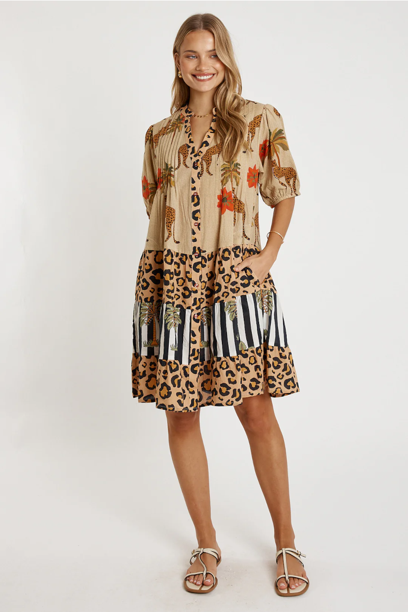 Congo Shirt Dress Natural