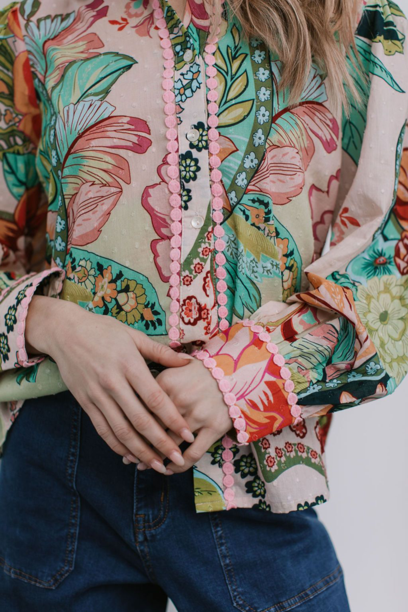 St Tropez Cotton Dobbie Shirt