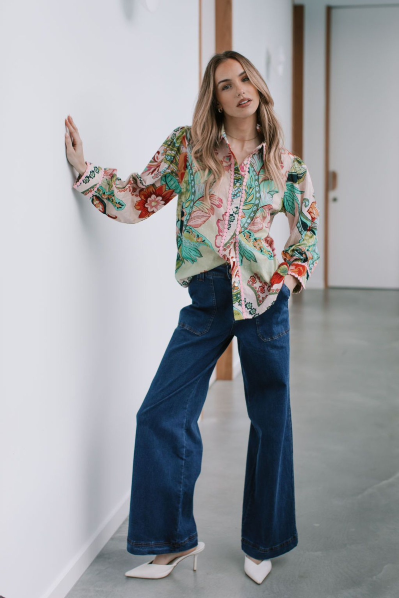 St Tropez Cotton Dobbie Shirt