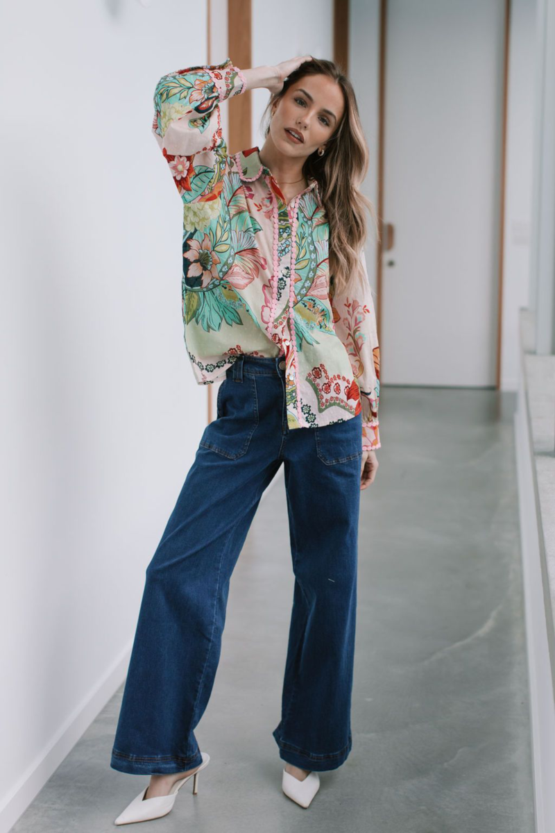 St Tropez Cotton Dobbie Shirt