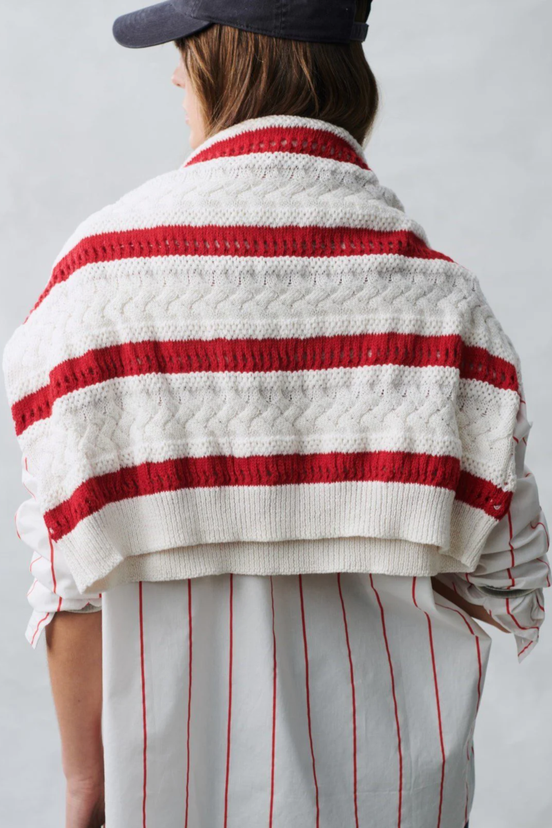 Little Lies - Arty Sweater Red Stripe