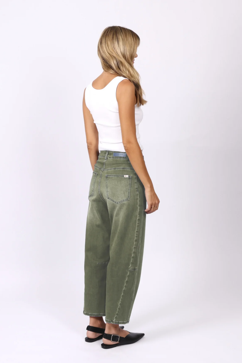 Toni Barrel Jean Khaki