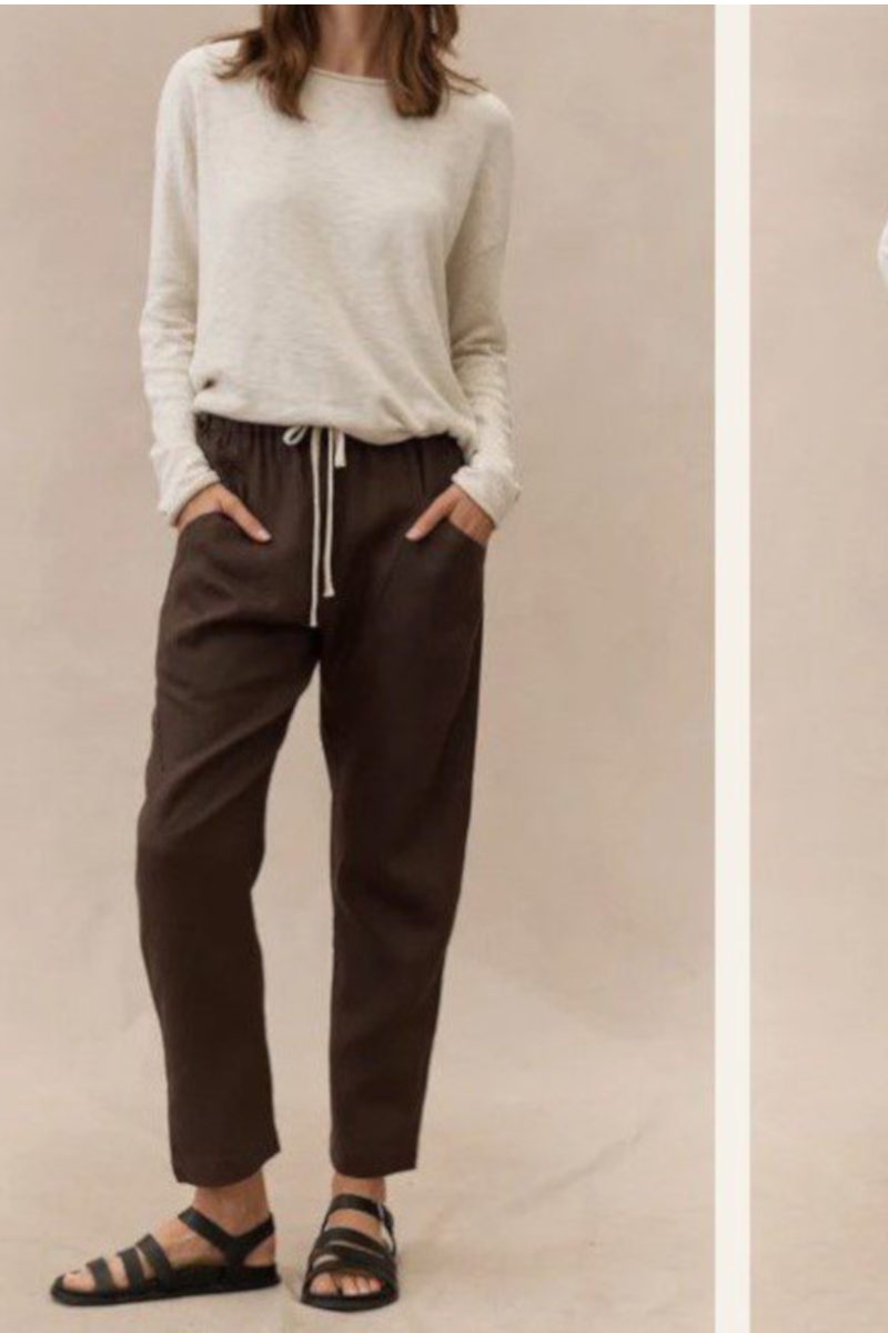 Little Lies - Luxe Pant Chocolate