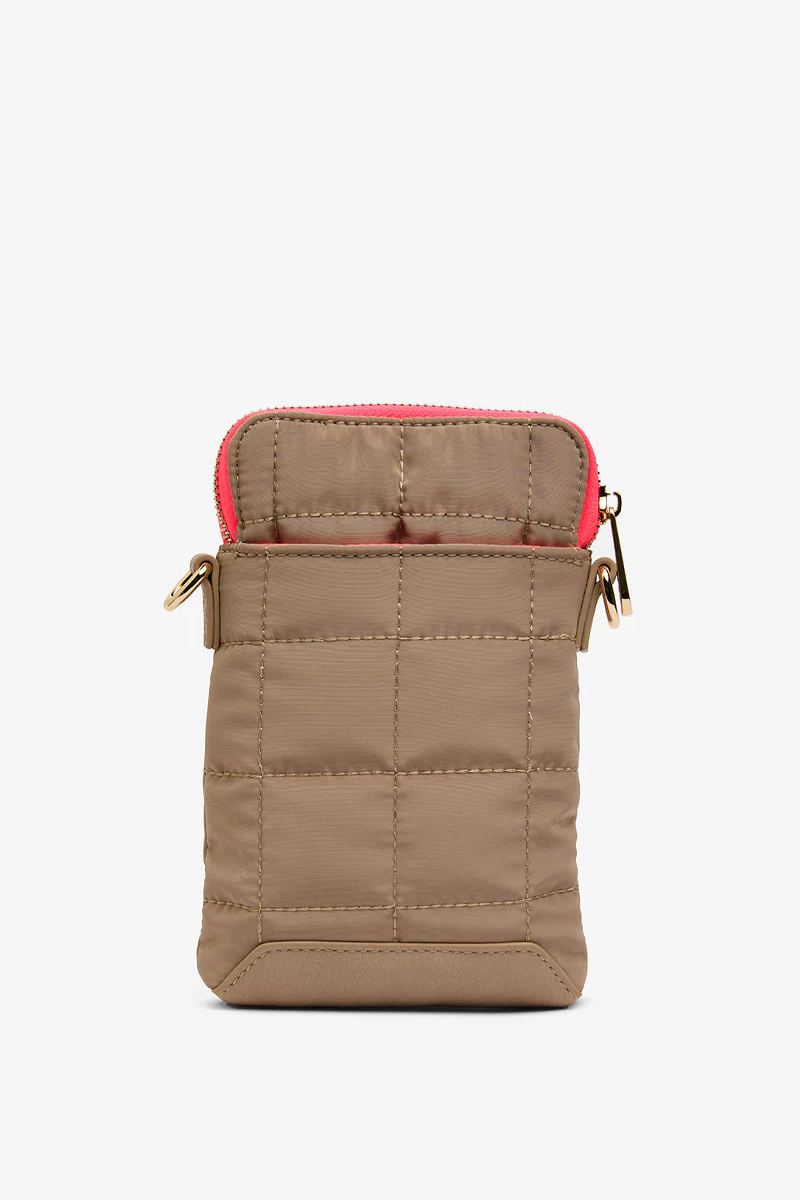 E & K - Baker Phone Bag Taupe