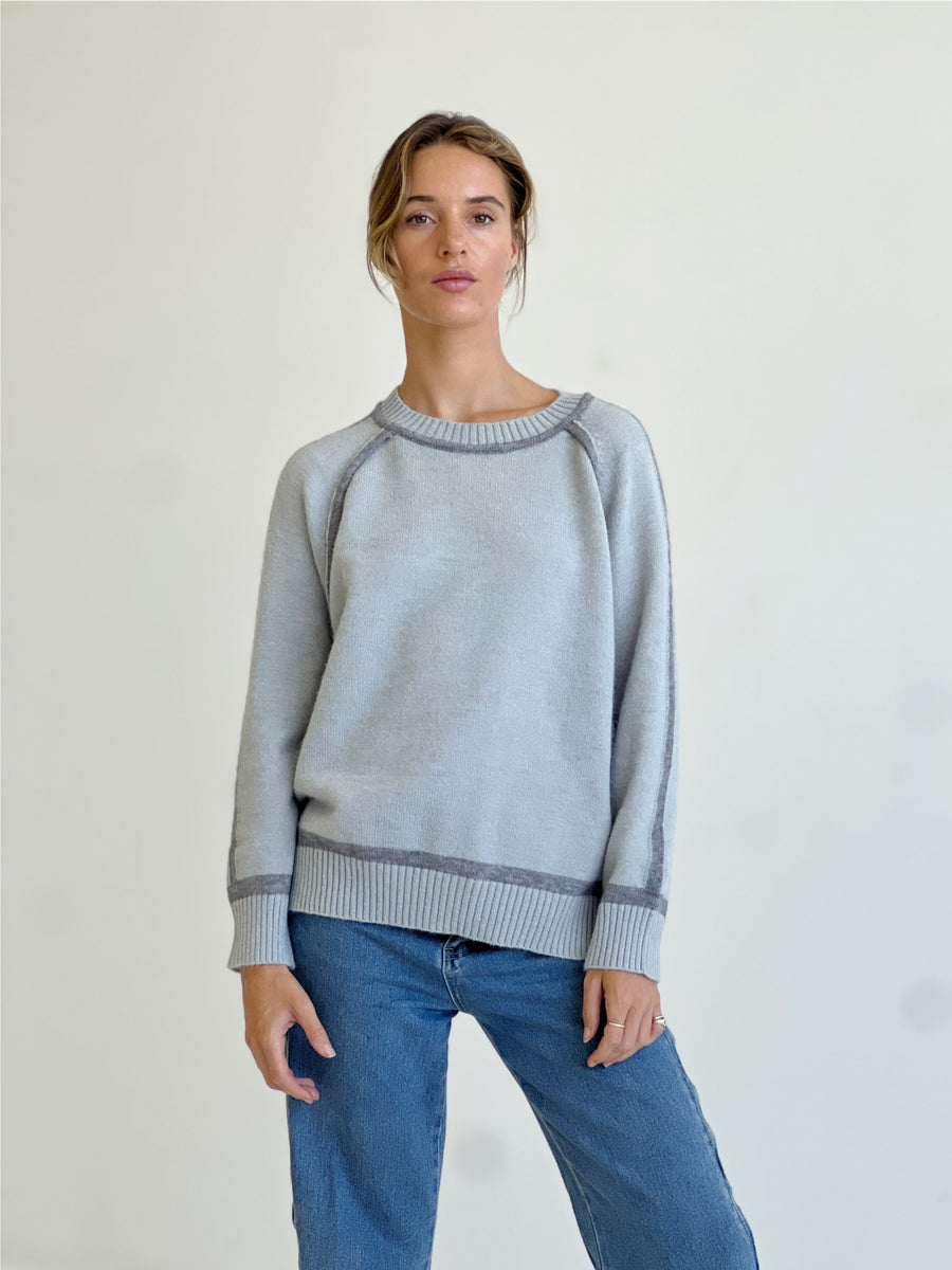 Ollie Wool Blend Knit Grey