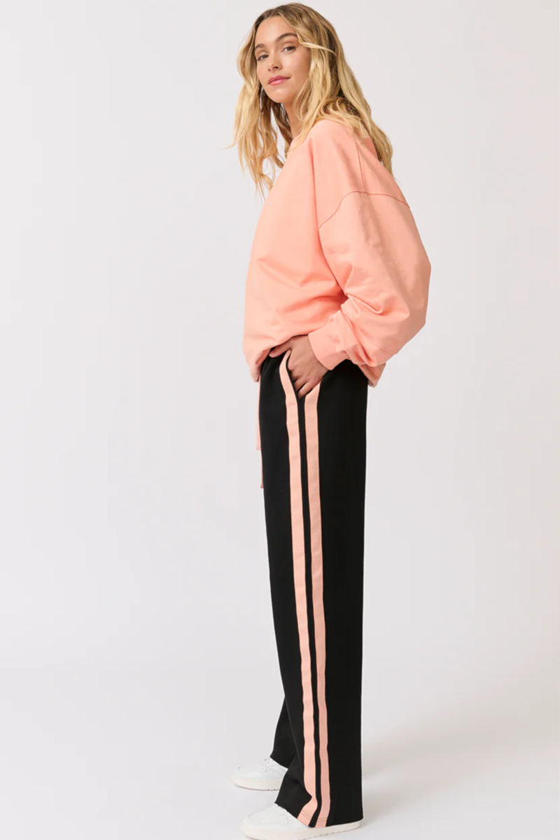 Cartel & Willow - Adeline Pant Black/Coral