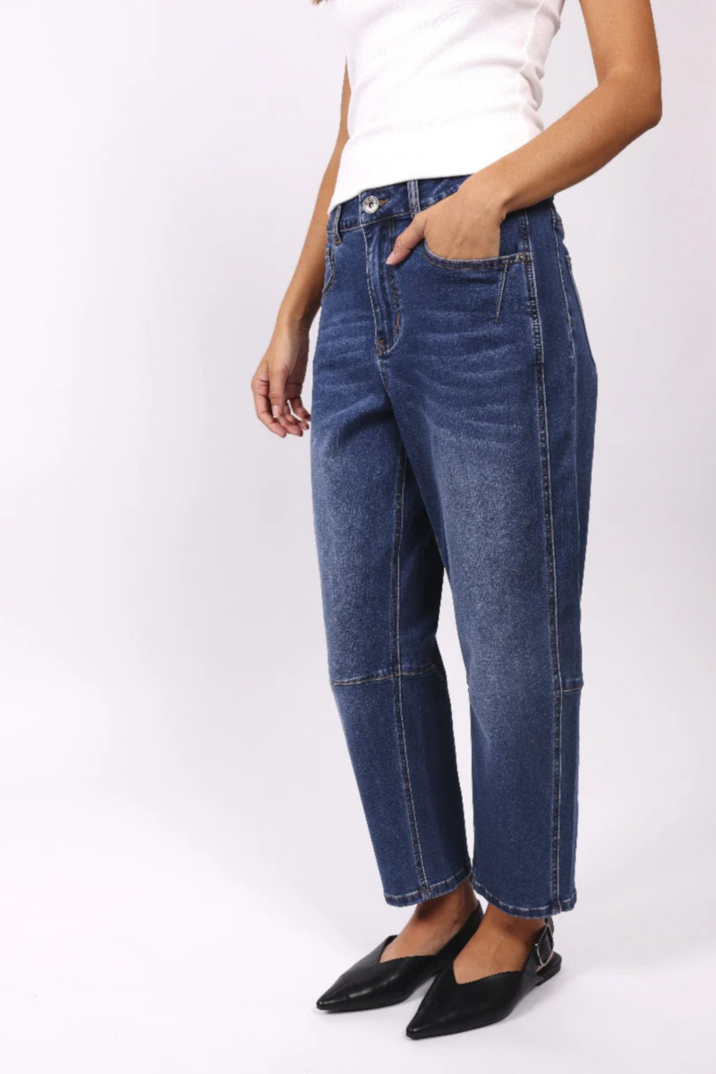 Toni Barrel Jeans Denim