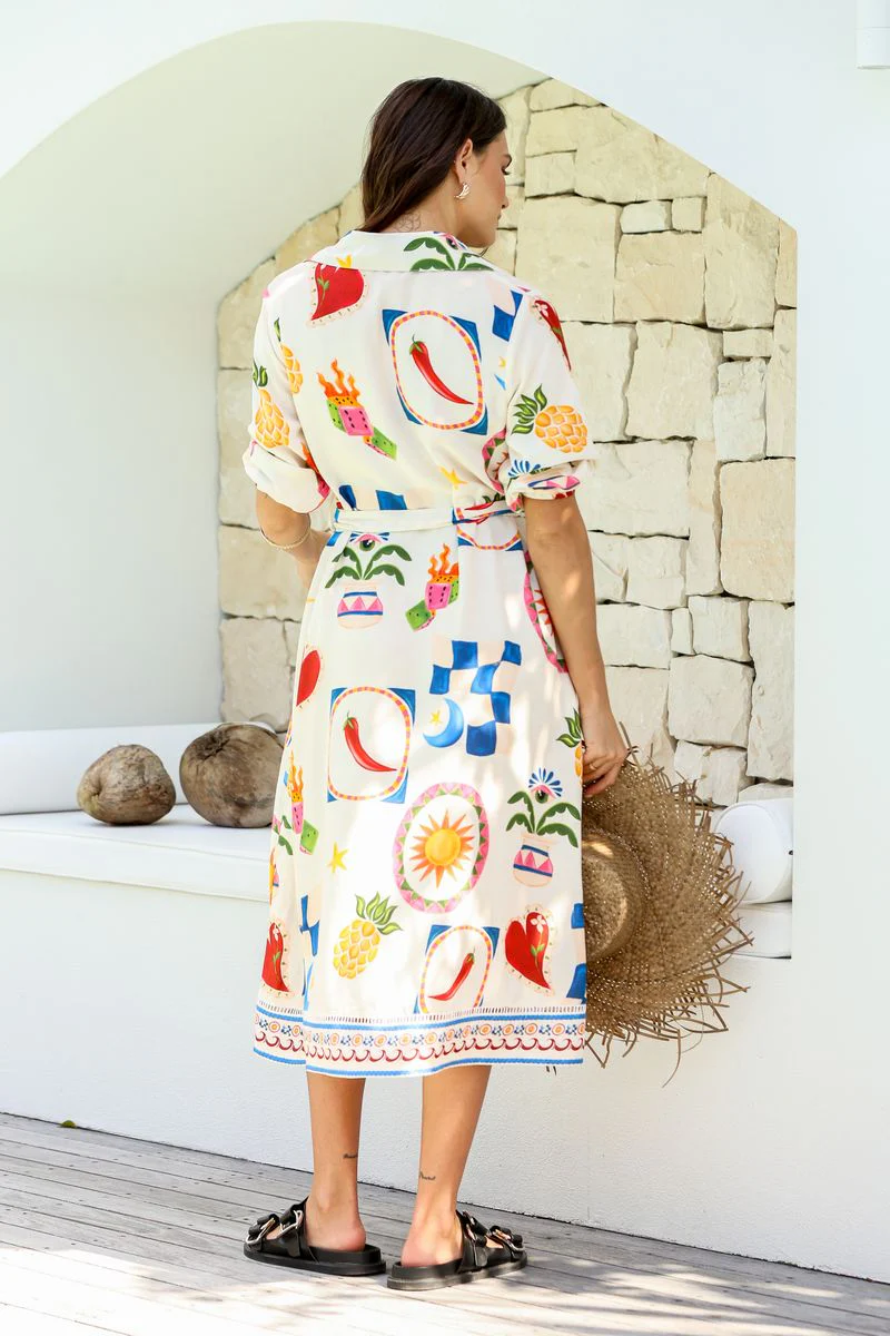 Grenada Collar Dress