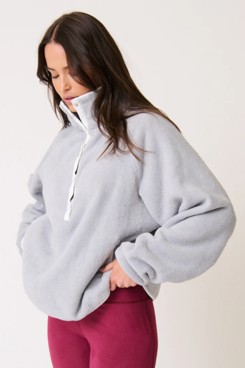 Cartel & Willow - Mattie Pullover Grey/White