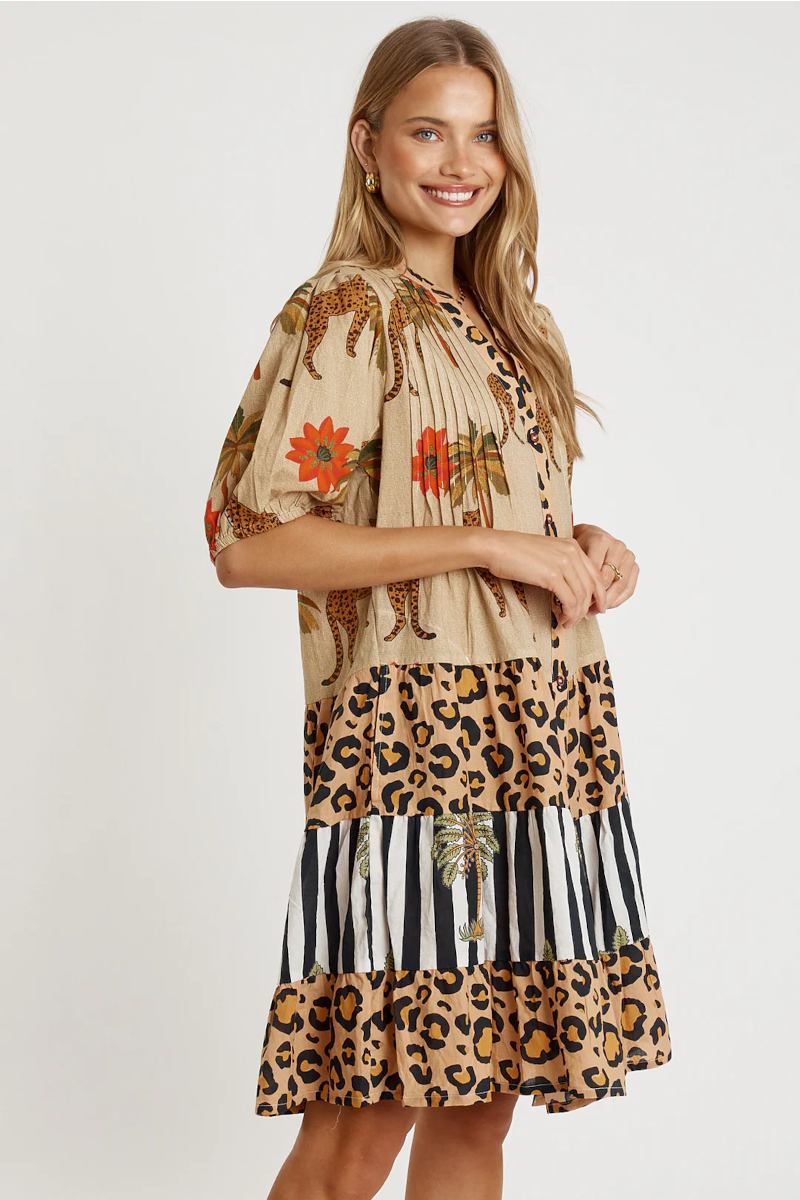 Congo Shirt Dress Natural