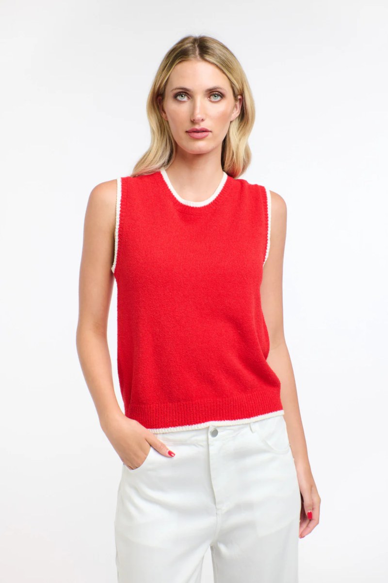 365 Days - Baker Boucle Vest Red