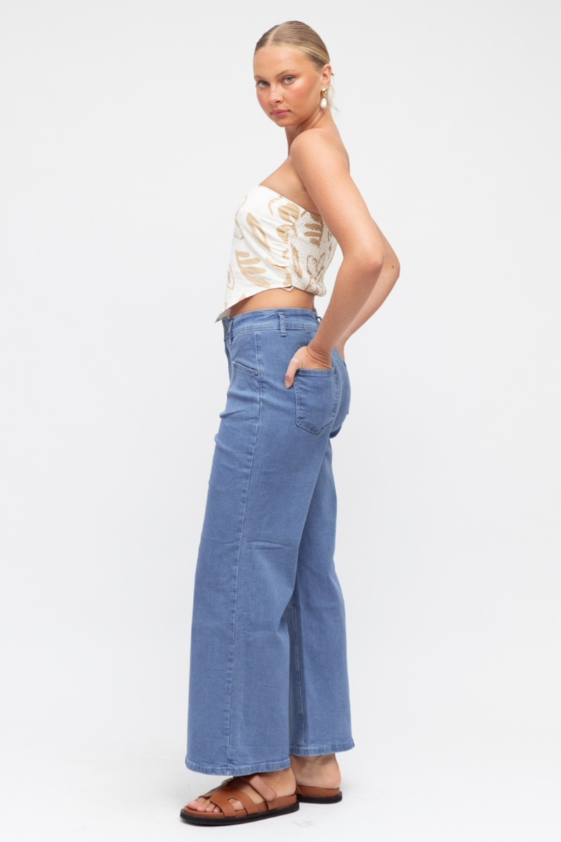 Paper Heart - Gracie Pant Denim Mid Wash