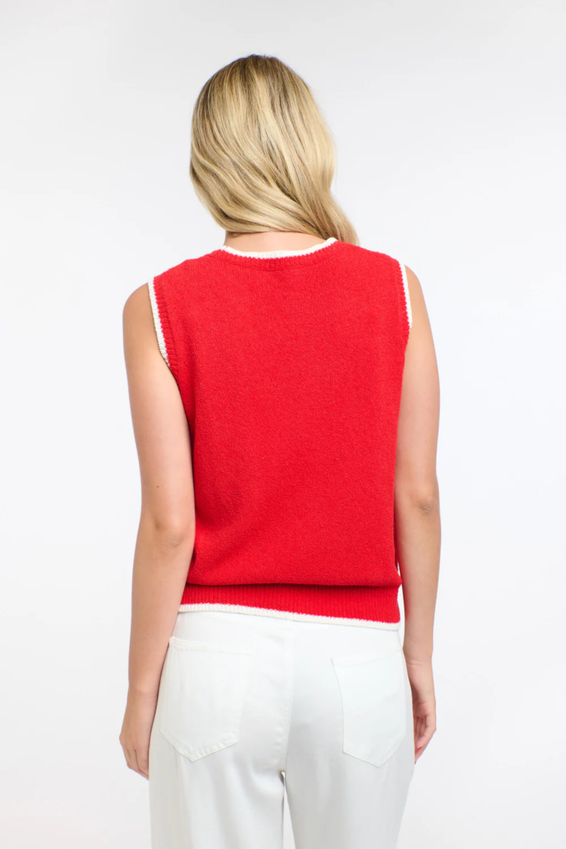 365 Days - Baker Boucle Vest Red