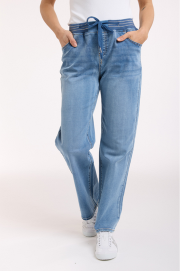 Italian Star - Hugo Straight Leg Jogger Light Denim