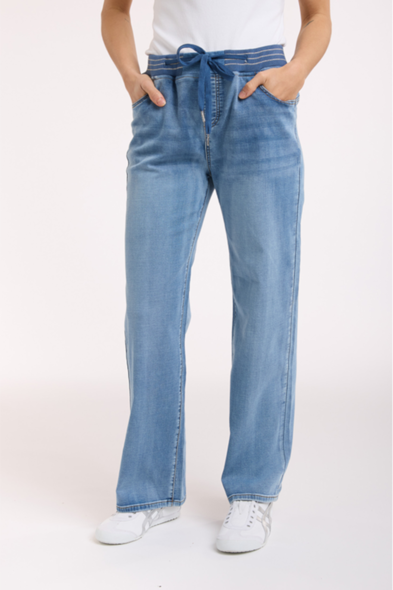 Italian Star - Hugo Straight Leg Jogger Light Denim