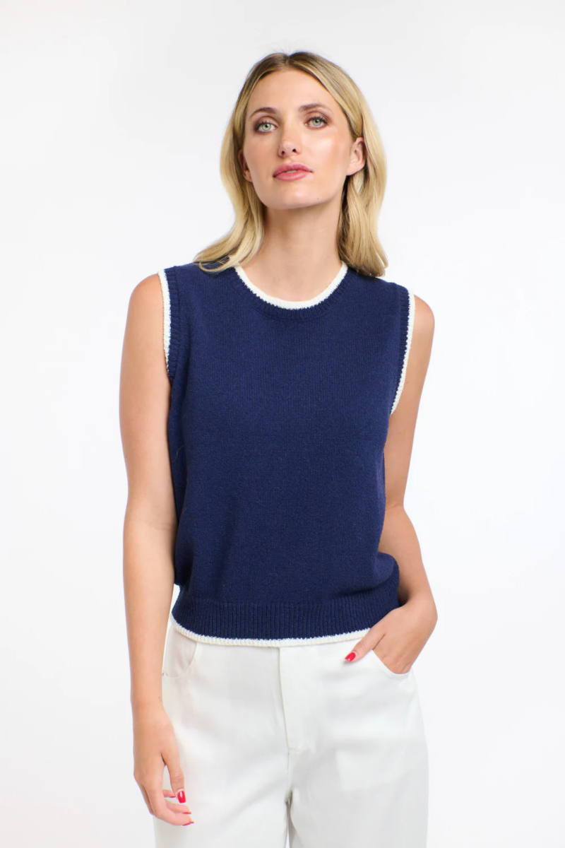 365 Days - Baker Boucle Vest Navy
