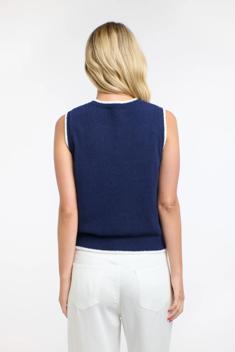 365 Days - Baker Boucle Vest Navy