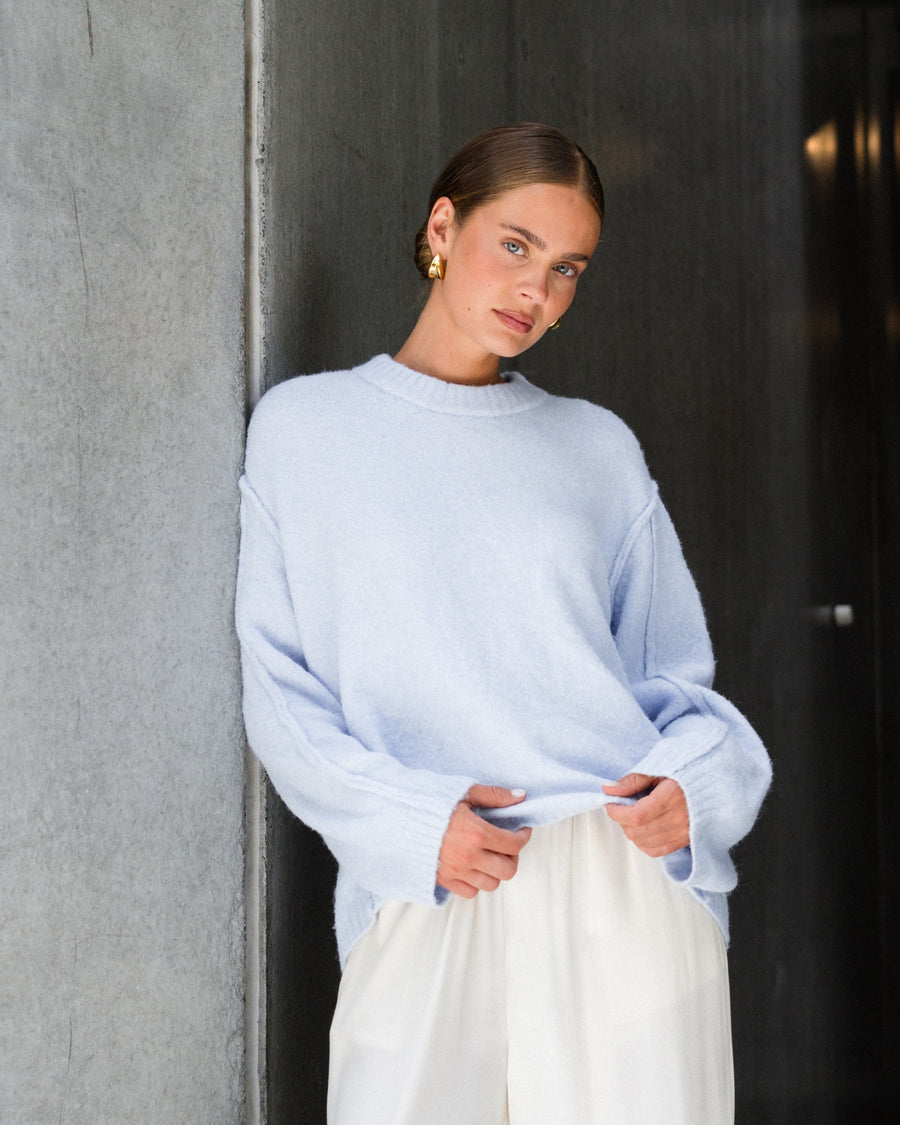 White Closet - Mieka Knit Blue