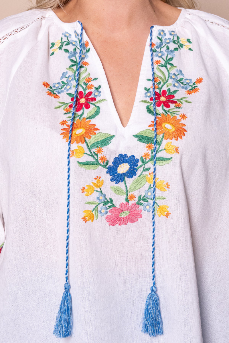 Betty Boho Embroidered top