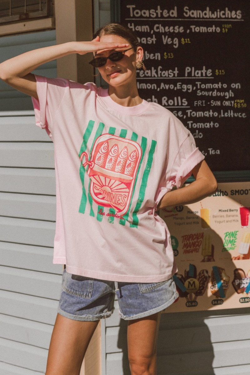 Comida Tee Pink