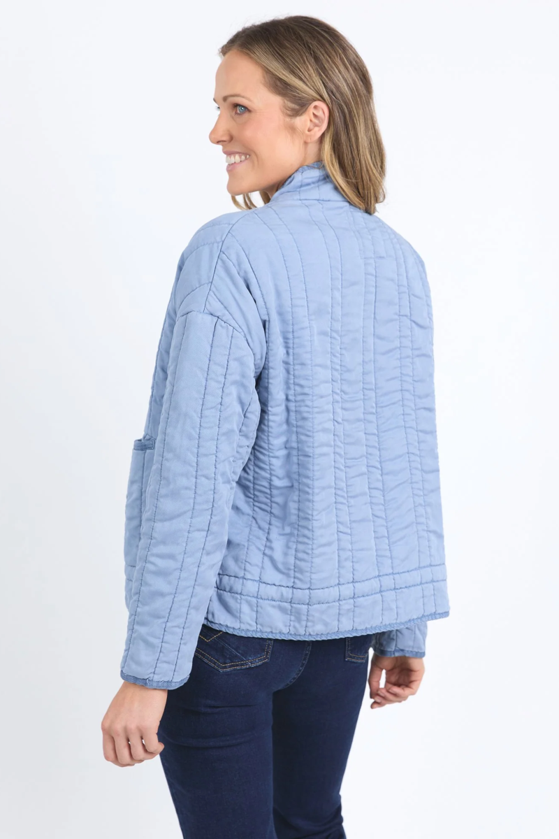 Elm - Sparrow Quilted Jacket Blue