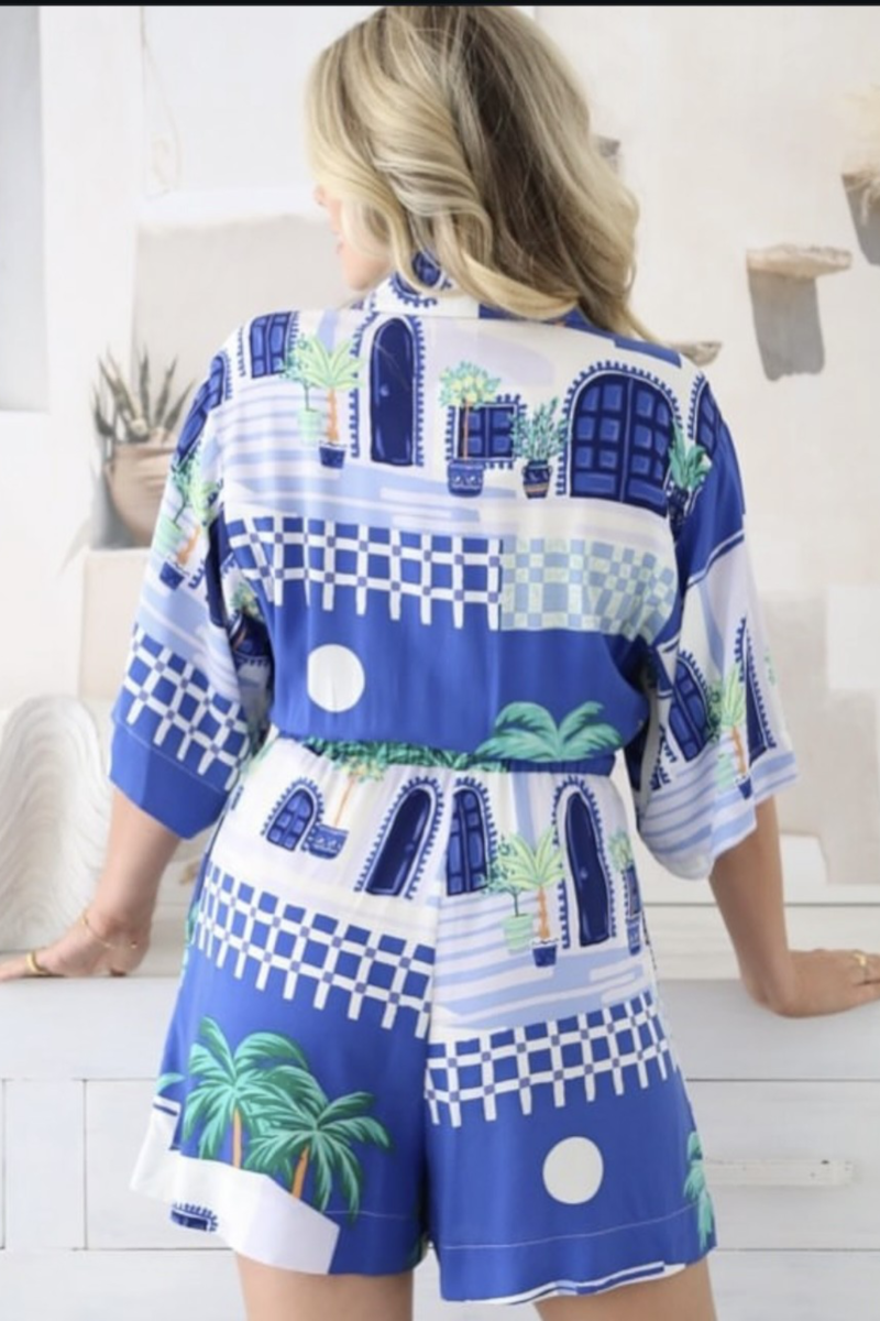 Santorini Playsuit Multi